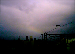 Polaroid izone550『あの日は朝も虹だった！』2