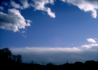 Polaroid izone550,a520『水平線みたいな雲』2