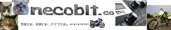 写真とか、音楽とか、バイクとか。- necobit -