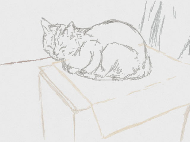Nintendo 3DS LL_Cat Sketch_20130803.jpg
