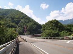 西沢渓谷の空。