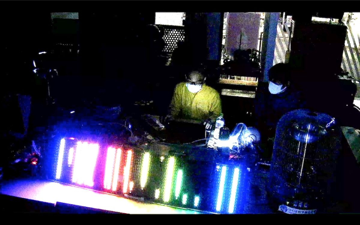 #MIDI3 テスラコイルPJさん、電子ピアノ演奏可視化装置 “Bright Note”水田かなめさんと共演しました